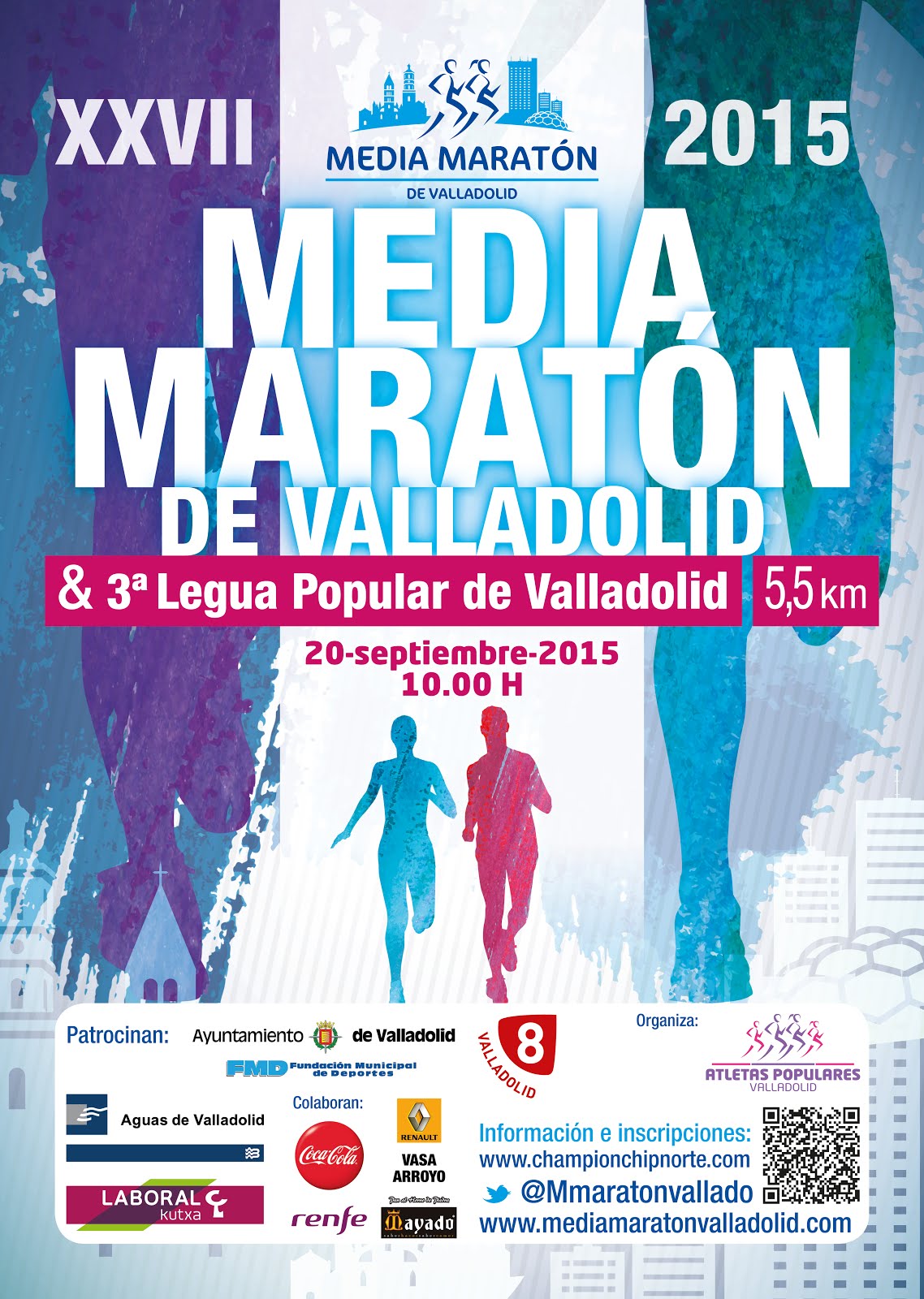 Sorteamos 5 dorsales para la Media Maratón de Valladolid