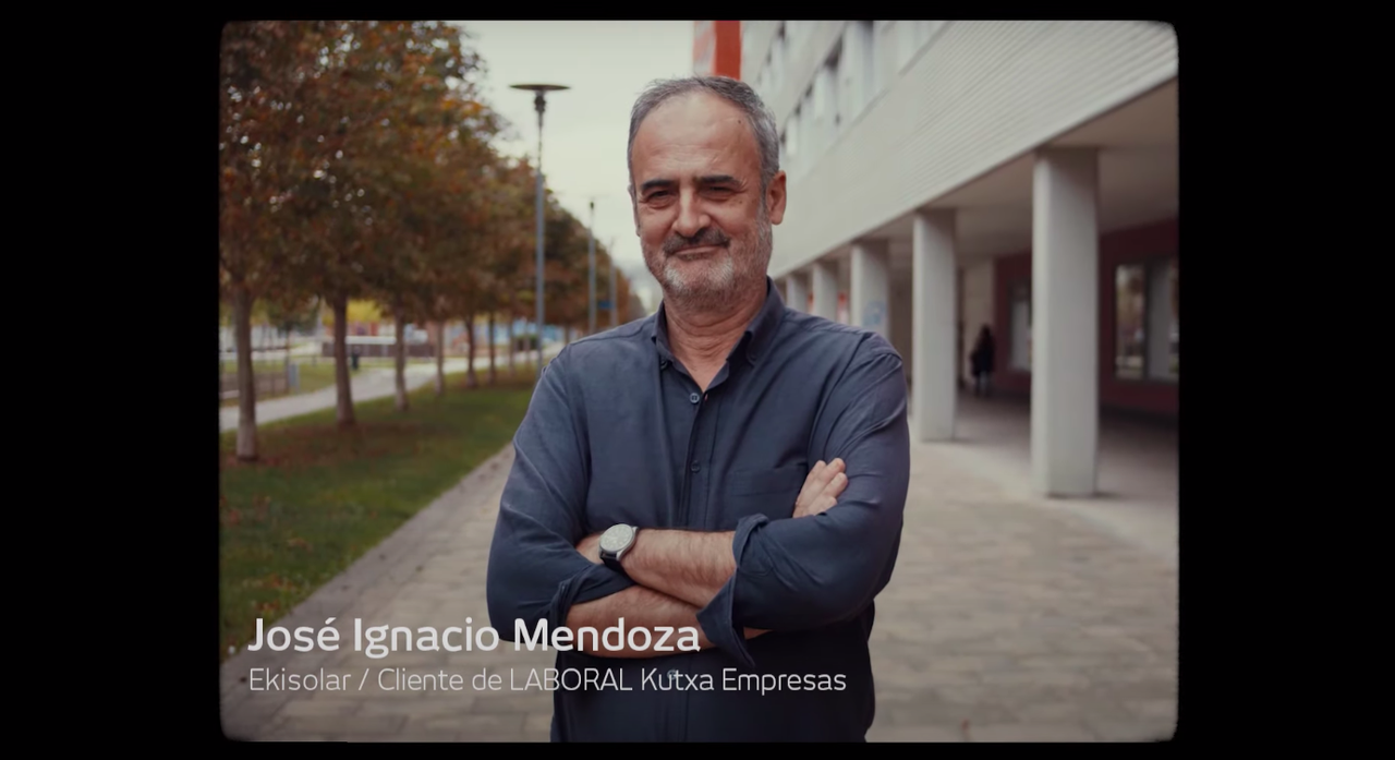EKISolar y LABORAL Kutxa Enpresa, José Ignacio Mendozaren eskutik
