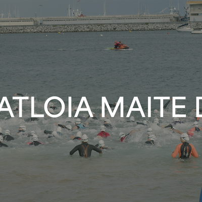 #ZuriEsker: Triatloia Maite Dut, otra forma de vivir y compartir el deporte