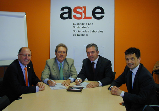 Laboral Kutxa y ASLE firman un convenio para financiar Sociedades Laborales