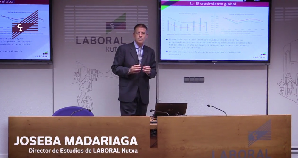 Joseba Madariaga: "El mundo ha crecido un 3%"