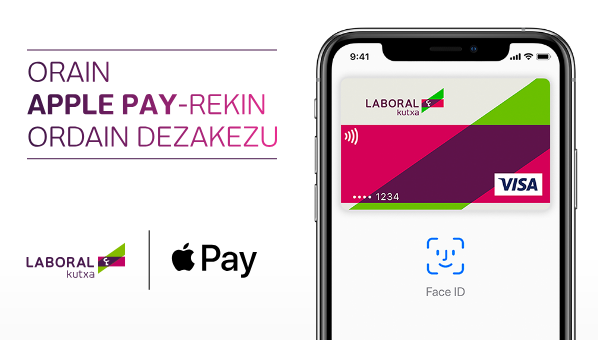 Ya puedes pagar y hacer tus compras en Apple Pay con tarjetas LABORAL Kutxa