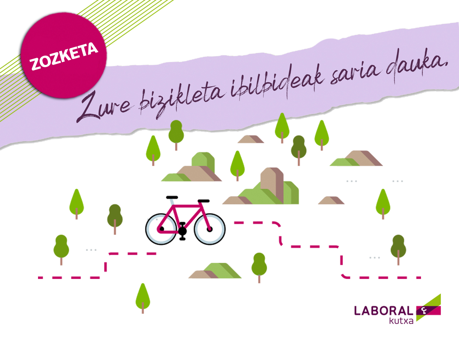 Mándanos tu ruta favorita por Guipúzcoa y gana una estupenda equipación ciclista de Laboral Kutxa